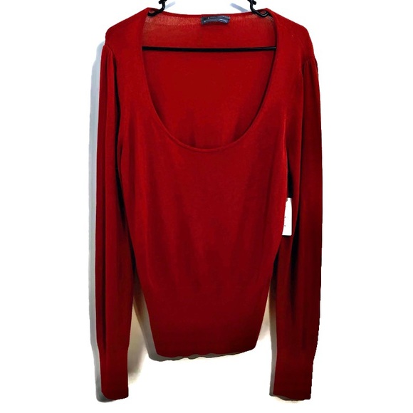 Anthropologie Sweaters - NWT Anthropologie Orange Sweater Medium